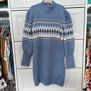 Janie and Jack Fair isle Sweater Dress